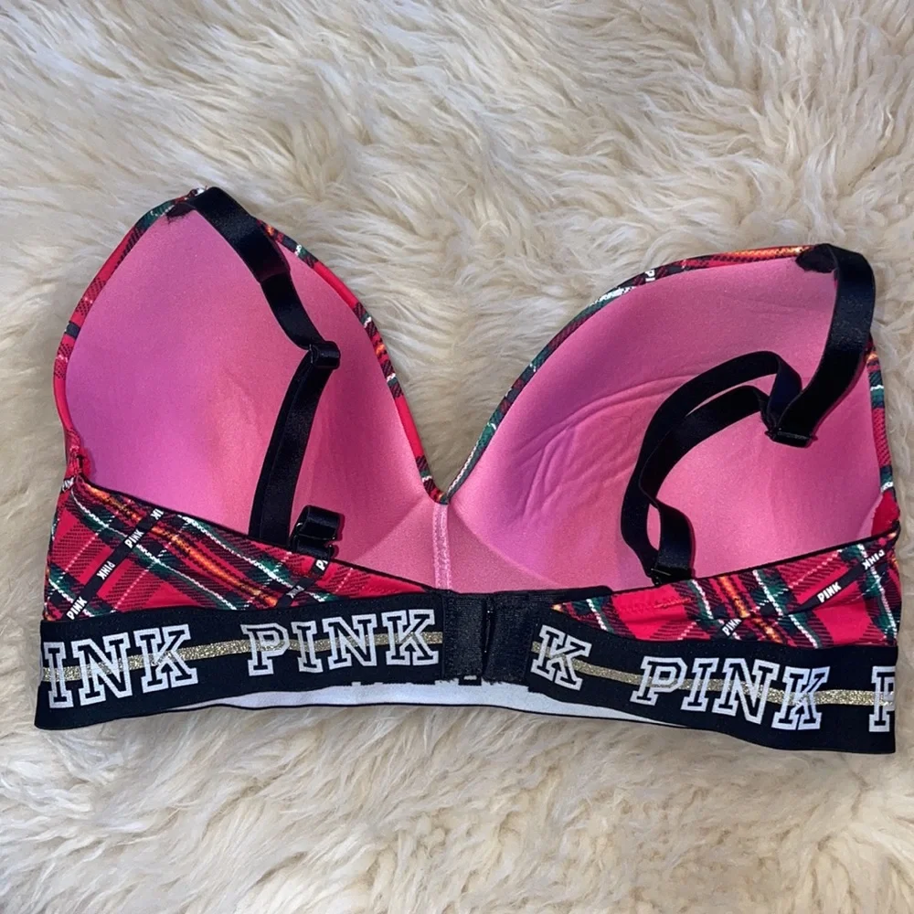 Victoria Secret “PINK” Plaid Bra